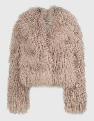Kurze Shearling-Jacke Tibet Lamb