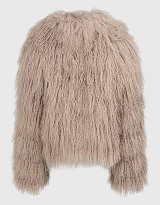 Kurze Shearling-Jacke Tibet Lamb