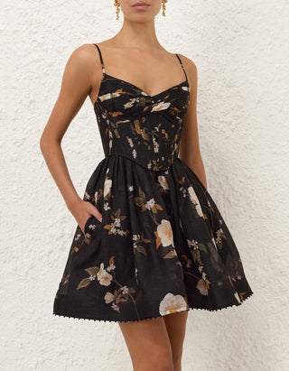Gemustertes Mini Korsett-Kleid Ascent