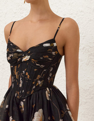 Gemustertes Mini Korsett-Kleid Ascent