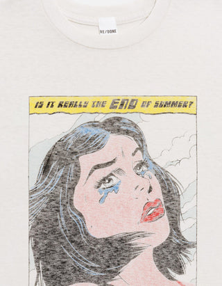 Bedrucktes T-Shirt Loose Summer im Vintage-Stil