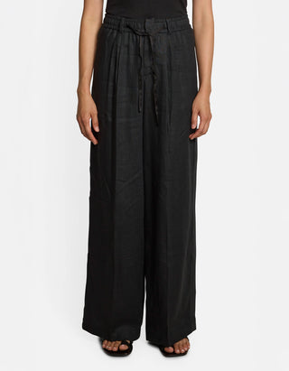 Wide-Leg Leinen-Hose Eawine