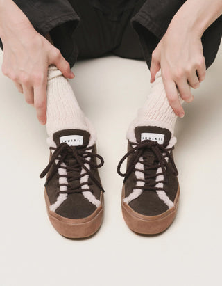 Shearling-Sneaker Low
