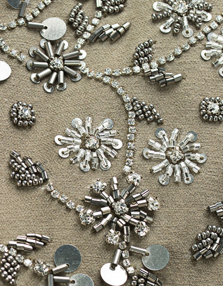 Canvas-Jacke Lucia mit Perlen-Verzierung