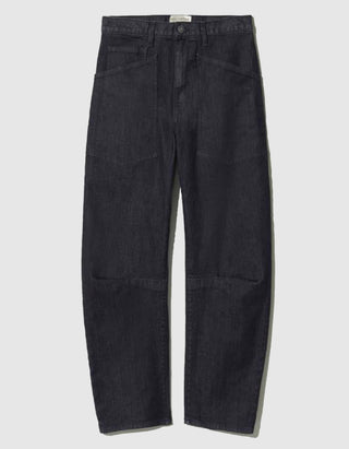 Mid-Rise Barrel-Leg Jeans Shon