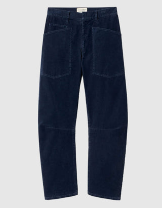 Barrel-Leg Feinkord-Hose Shon