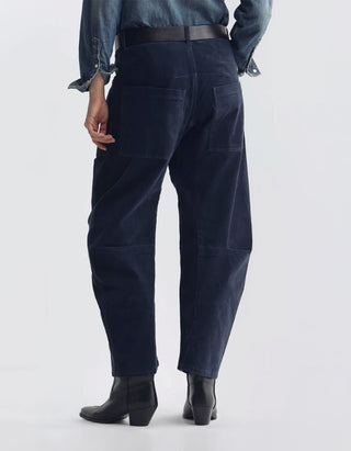Barrel-Leg Feinkord-Hose Shon