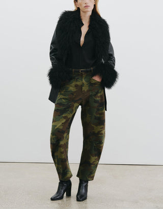 Barrel-Leg Camouflage Hose Shon