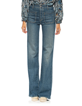 High-Waist Flare-Leg-Jeans