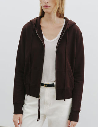 Hoodie Zip Callie Espresso