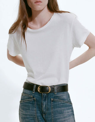 Relaxed T-Shirt Brady mit Destroyed Details