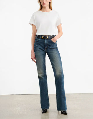 Relaxed T-Shirt Brady mit Destroyed Details