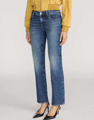 Cropped Straight-Leg Jeans The Cigarette