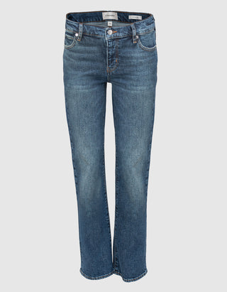 Cropped Straight-Leg Jeans The Cigarette