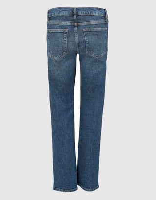 Cropped Straight-Leg Jeans The Cigarette