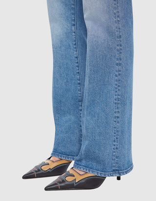 Washed-Out Bootcut-Jeans The Outsider Sneak