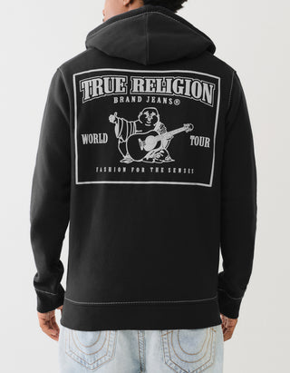 Bedruckter Zipper-Hoodie Big T