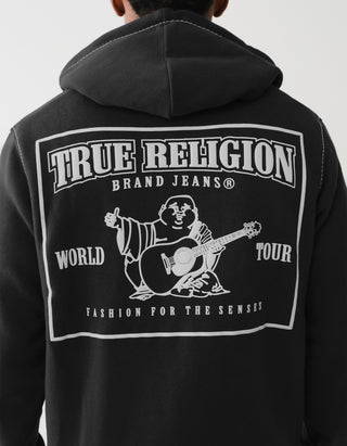 Bedruckter Zipper-Hoodie Big T