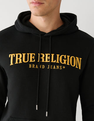 Bedruckter Hoodie Arch Logo Jet