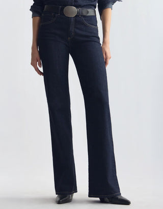 Mid-Rise Flare-Leg Jeans Celia