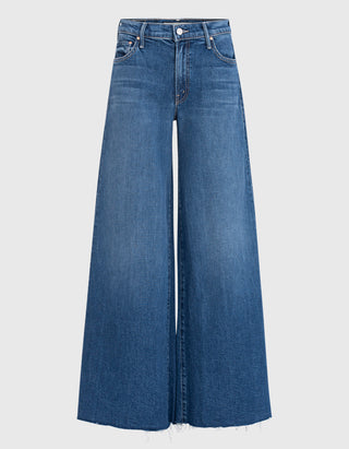 Wide-Leg Jeans mit offenem Saum