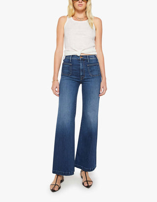 Flared-Leg Jeans Hustler Roller Patch