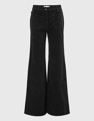 High-Rise Flare-Leg Kord-Hose Florence