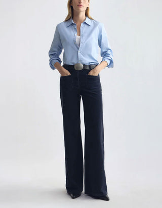 Wide-Leg  Feinkord-Hose Florence