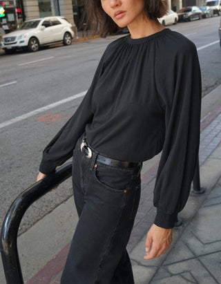 Longsleeve Tallis mit Ballonärmeln