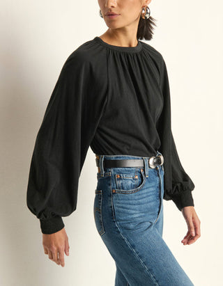 Longsleeve Tallis mit Ballonärmeln