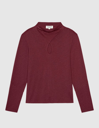 Longsleeve Naomi Keyhole