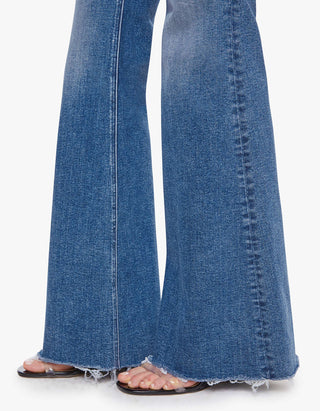 Flared-Leg Jeans The Doozy Sneak Fray