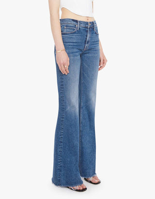 Flared-Leg Jeans The Doozy Sneak Fray