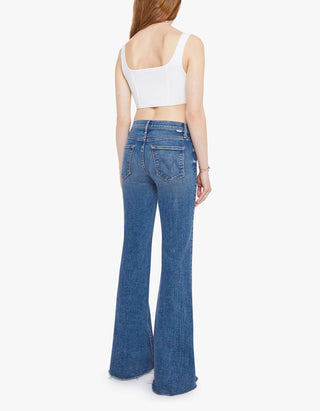 Flared-Leg Jeans The Doozy Sneak Fray