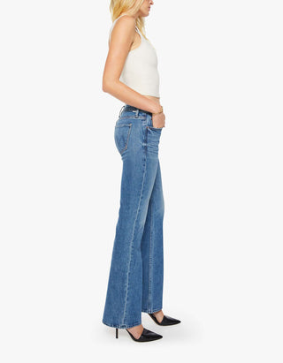 Low-Rise Flare-Leg Jeans Jinx Heel