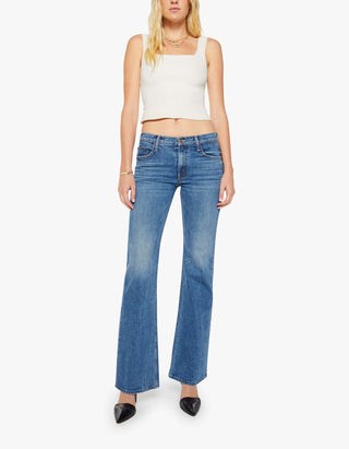 Low-Rise Flare-Leg Jeans Jinx Heel