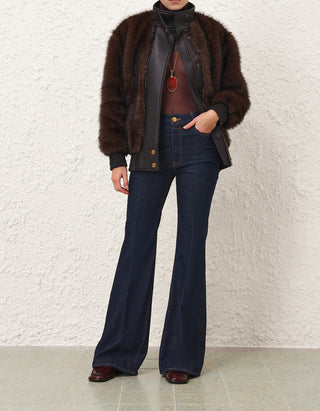 Oversize Faux-Fur Bomber-Jacke Valiant