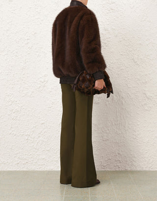 Oversize Faux-Fur Bomber-Jacke Valiant