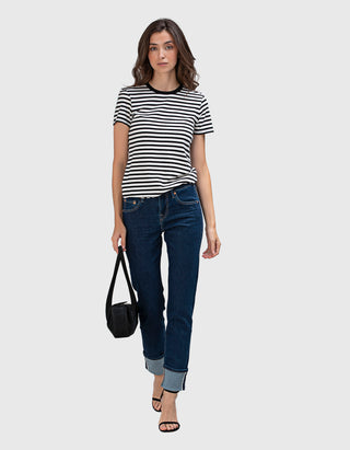 Slim Straight-Leg Jeans Piper Long Ranch
