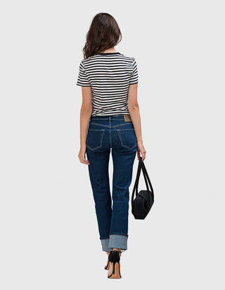 Slim Straight-Leg Jeans Piper Long Ranch