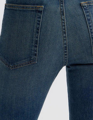Mid-Waist Cropped Boot Cut Jeans Jean