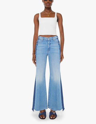 High-Waist Flare-Leg Jeans The Tux Sidestepper