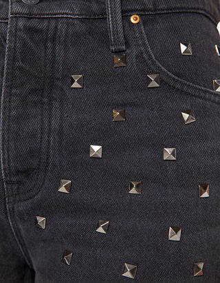 Wide-Leg Jeans The Smoothie Sneak mit Nietenbesatz