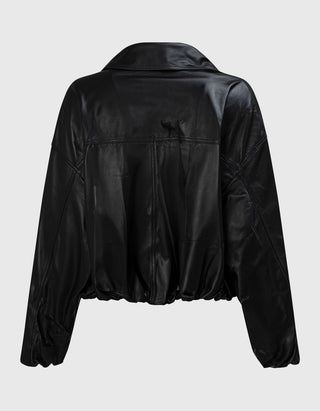 Lammleder-Bomberjacke Jade