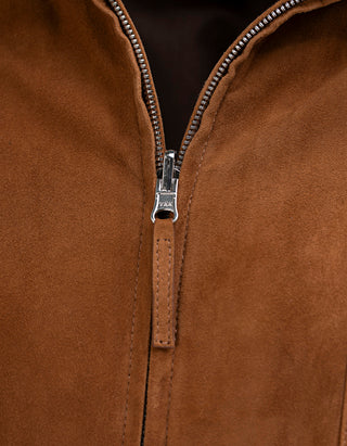 Veloursleder-Bomberjacke Julie