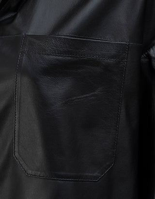 Lammleder-Jacke Jenat mit Kapuze