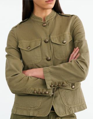 Leinen-Mix Jacke Mona