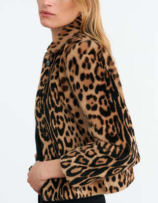 Cropped Lammfell-Shearling Jacke Montmartre