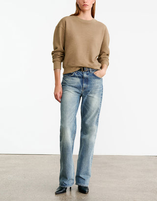 Sweatshirt Gortana mit Rundhalsausschnitt