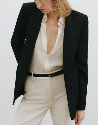 Wide-Leg Woll-Hose Rivers